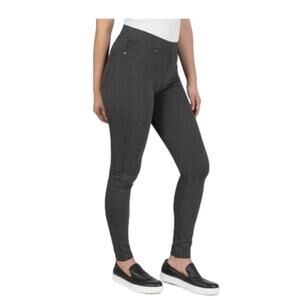 Seven7 Women's Pull On 4-Way Stretch Skinny Leggings Ponte Pants Sz Small Gray